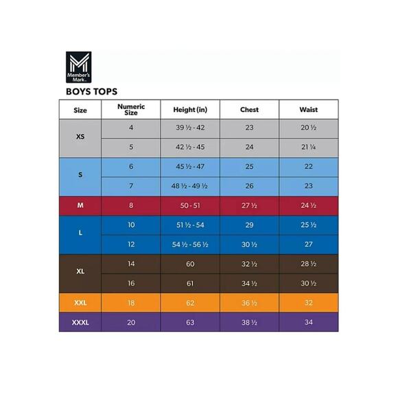 Member's Mark Boys Moisture Wicking Favorite Soft Hoodie Kangaroo Pocket XL - Picture 3 of 3